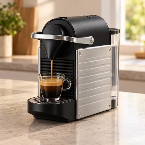 Illustration d’une machine compacte de type Nespresso Pixie
