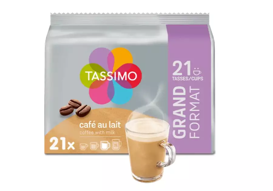 Capsules Tassimo Cafe au Lait