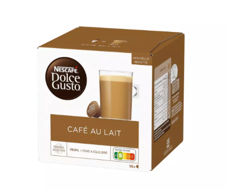 Capsules Dolce Gusto Cafe au Lait