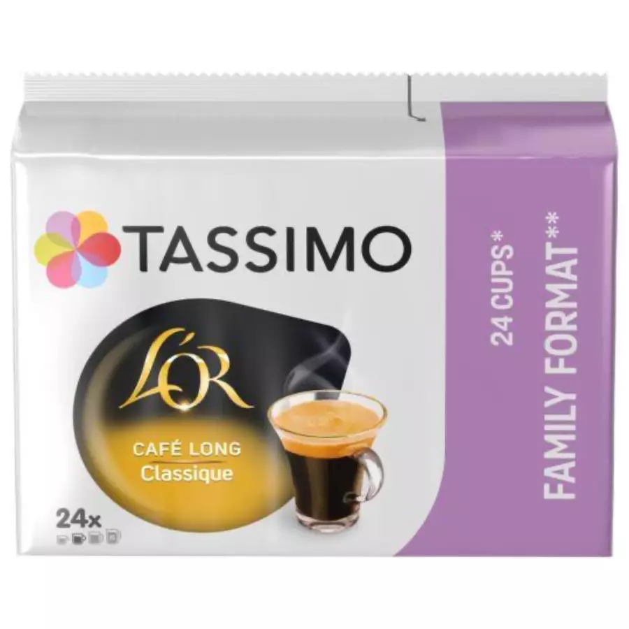 L'OR Café Long Classique · 24 T-Discs L'OR · Tassimo — capsules Tassimo à Dakar